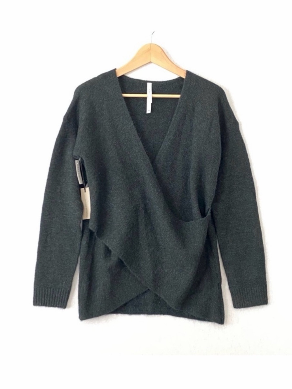 Aritzia The Group of Babaton Bandini Alpaca Wool Wrap Sweater